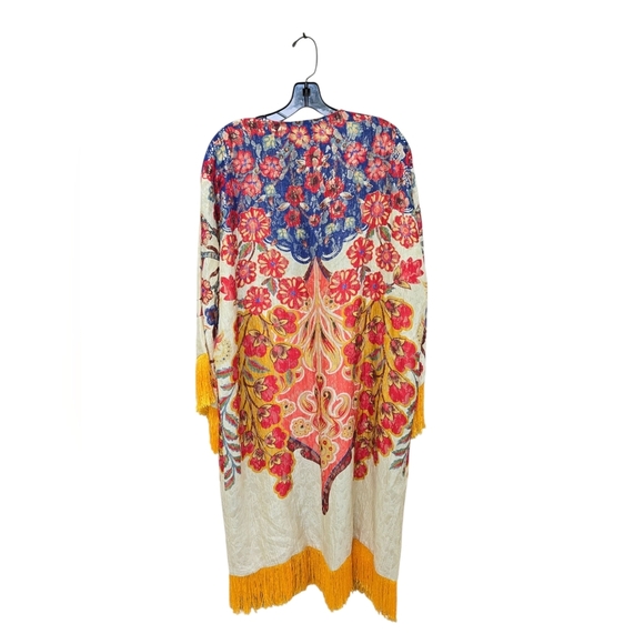 Etro Floral Kimono with Fringe - Picture 4 of 11